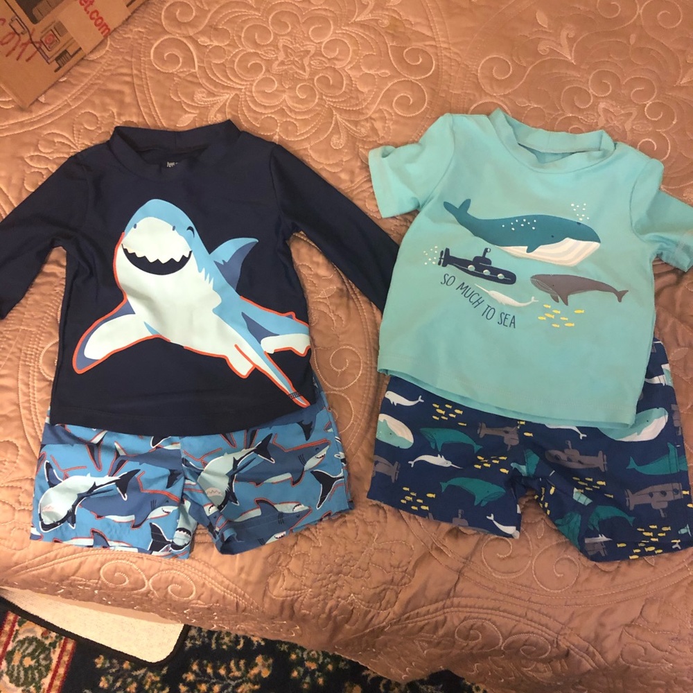 Carters Swim Tops & Trunks